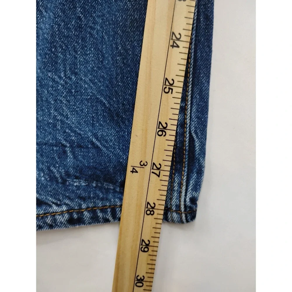 Marc Nelson‎ Slim Straight Button Fly Selvedge Denim Jeans Dark Wash 37 (32x28)